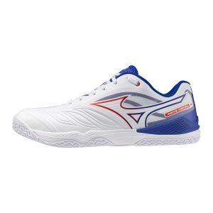Mizuno Wave Medal 8 бяло/ оранжево / синьо
