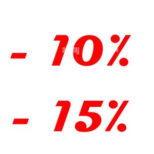 Отстъпки при пазаруване от 10 % до 15% при онлайн поръчки!