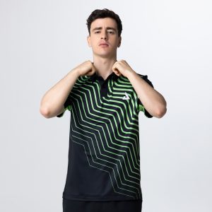 Тениска Joola Waves Team 25 / черно / зелено