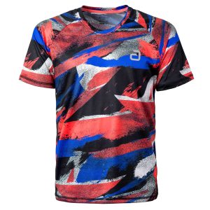 andro T-Shirt Likya червено / графити