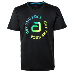 andro T-Shirt Panji / черно / зелено
