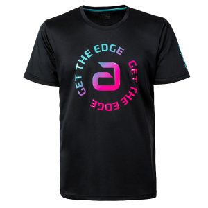 andro T-Shirt Panji / черно / лилаво